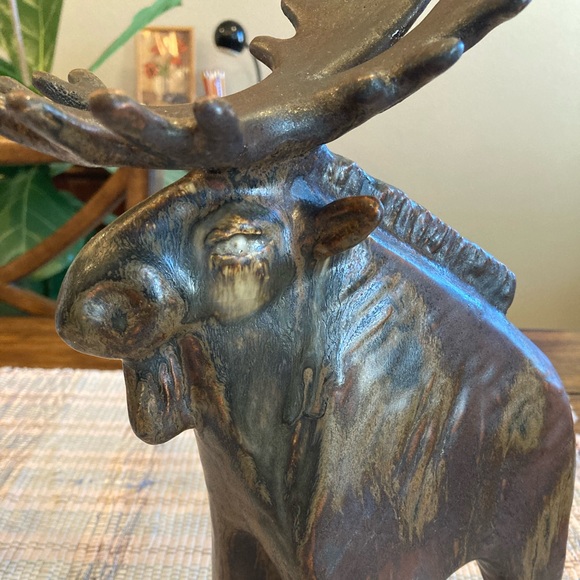 Taisto Kaasinen Pottery For Arabia Bull Moose Large Mid Century Finland - Picture 7 of 14